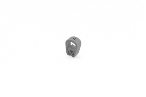 59648-8. Repère manuel type RMS-02 1,5 à 4 mm² «&nbsp;8&nbsp;» gris