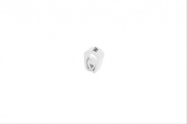 59849-W. Repère manuel type RMS-04 16 à 70 mm² «&nbsp;W&nbsp;» blanc