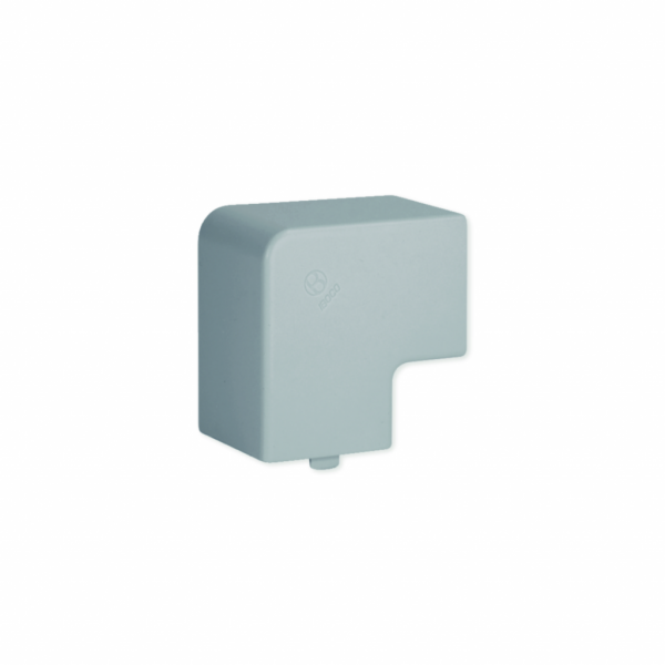 Angle plat pour goulotte de distribution non cloisonnable Ta-e 40x40 gris RAL7030