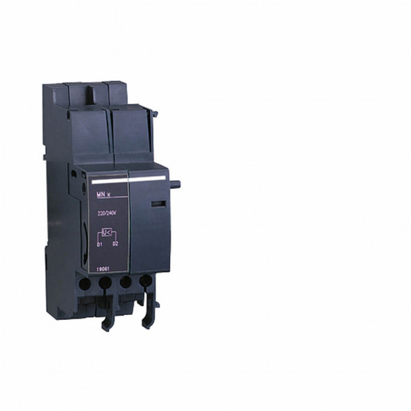 Acti 9 - MNx - déclencheur voltmétrique - pour NG125 - Circuit de commande : 220...240 VCA 50/60 Hz - Conforme à EN/IEC 60947-5-1 - Largeur : 9 pas de 9 mm - visuel 1