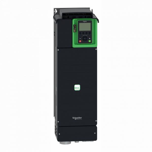 Altivar Process - ATV630 - variateur de vitesse - 22kW - IP21 - 200-240V - sans filtre CEM - H673mmxL226mmxP271mm - puissance moteur : 22 kW surcharge faible, 18,5 kW surcharge importante, 30 hp surcharge faible, 25 hp surcharge imp - visuel 1