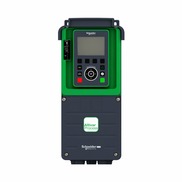 Altivar Process - variateur de vitesse - 0,75kW - 200-240V - IP21 - sans filtre CEM - H350mmxL314mmxP203mm - puissance moteur : 0,75 kW surcharge faible, 0,37 kW surcharge importante, 1 hp surcharge faible, 0,5 hp surcharge imp - visuel 1