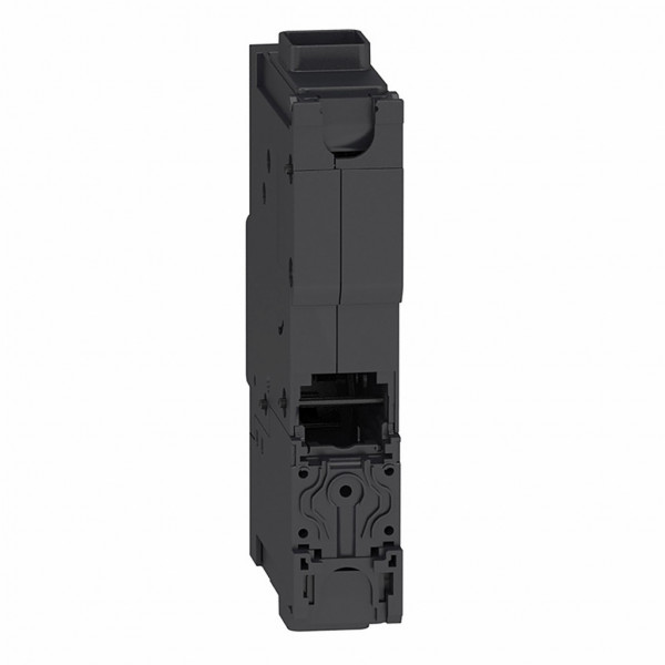PowerPact B - disjoncteur - thermique-magnétique - déclencheur TM-D 80A - 1P 1t - 25kA 220...240 V CA 50/60 Hz selon IEC 60947-2 - code pdc D - commande par maneton - bornes cosses M6 - HLP : 137x27x80mm - larg. 3 pas de 9 mm - visuel 2