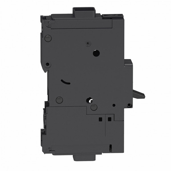 PowerPact B - disjoncteur - thermique-magnétique - déclencheur TM-D 80A - 1P 1t - 25kA 220...240 V CA 50/60 Hz selon IEC 60947-2 - code pdc D - commande par maneton - bornes cosses M6 - HLP : 137x27x80mm - larg. 3 pas de 9 mm - visuel 3