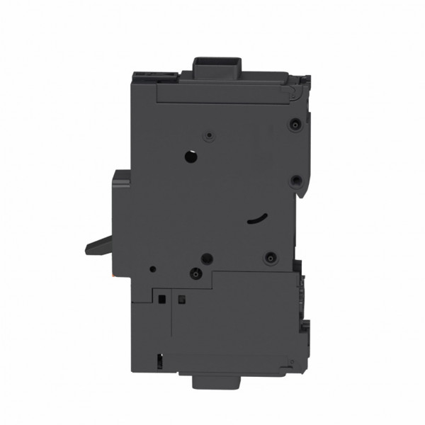PowerPact B - disjoncteur - thermique-magnétique - déclencheur TM-D 80A - 1P 1t - 25kA 220...240 V CA 50/60 Hz selon IEC 60947-2 - code pdc D - commande par maneton - bornes cosses M6 - HLP : 137x27x80mm - larg. 3 pas de 9 mm - visuel 4
