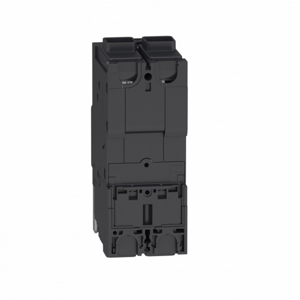 PowerPact B - disjoncteur - thermique-magnétique - déclencheur TM-D 35A - 2P 2t - code pdc D - commande par maneton - bornes cosses M6 - HLP : 137x54x80mm - larg. 6 pas de 9 mm - visuel 2