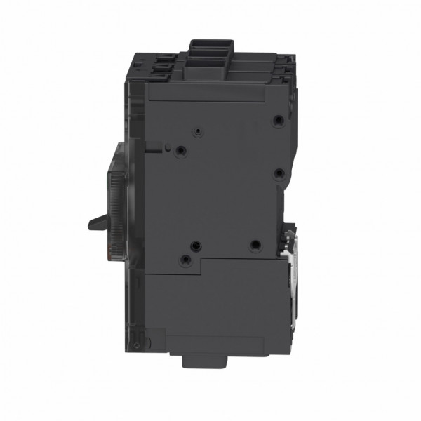 PowerPact B - disjoncteur - thermique-magnétique - déclencheur TM-D 30A - 3P 3t - code pdc D - commande par maneton - bornes cosses M6 - HLP : 137x81x80mm - larg. 9 pas de 9 mm - visuel 4