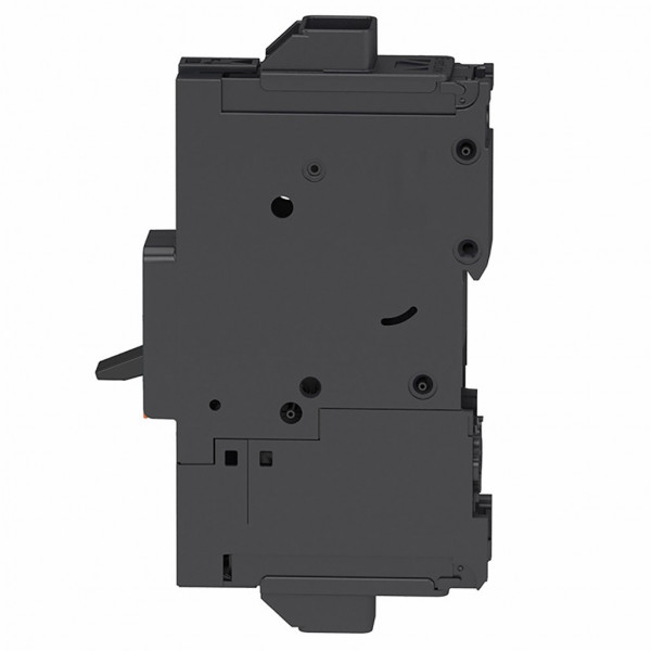 PowerPact B - disjoncteur - thermique-magnétique - déclencheur TM-D 35A - 1P 1t - 65kA 220...240 V CA 50/60 Hz selon IEC 60947-2 - code pdc J - commande par maneton - bornes Everlink - HLP : 137x27x80mm - larg. 3 pas de 9 mm - visuel 4