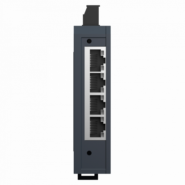ConneXium - Ethernet - Modicon Switch non managé - 4TX/1FX-MM - 4 ports câble cuivre, 1 port fibre optique - H102mmxL26mmxP79mm - switchs en cascade : illimités - connexion intégrée : RJ45 blindée, Duplex SC fibre optique - IP30 - visuel 1