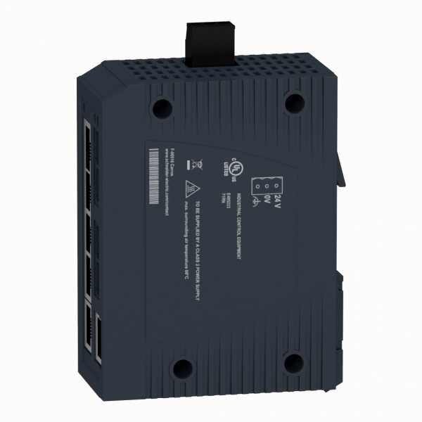 ConneXium - Ethernet - Modicon Switch non managé - 6TX/2FX-SM- 6 ports câble cuivre, 2 ports fibre optique - H110mmxL45mmxP88mm - switchs en cascade : illimités - connexion intégrée : RJ45 blindée, Duplex SC fibre optique - IP30 - visuel 4