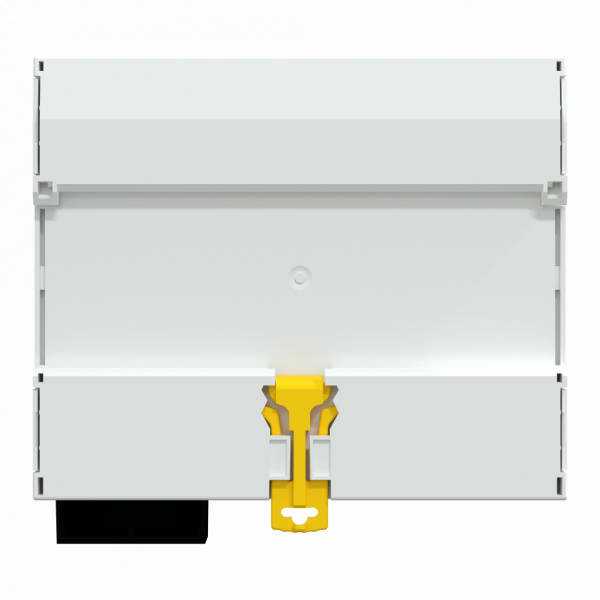 MTN6513-1201. SpaceLogic KNX - alimentation - 1280mA - avec alim aux et contact de diagnostic - H90mmxL108mmxP65mm - typologie : TP256 - blanc - 6 modules de 18mm - visuel 3