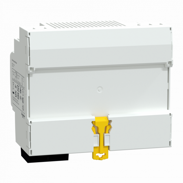 MTN6513-1201. SpaceLogic KNX - alimentation - 1280mA - avec alim aux et contact de diagnostic - H90mmxL108mmxP65mm - typologie : TP256 - blanc - 6 modules de 18mm - visuel 2