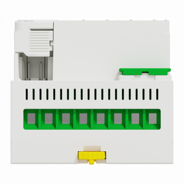MTN6705-0008. KNX - SpaceLogic KNX - commutation volet/store - 8 sorties 10AX/16AC1 - master - tension assignée d'emploi : 250 V CA 50/60 Hz - IP20 - visuel 2