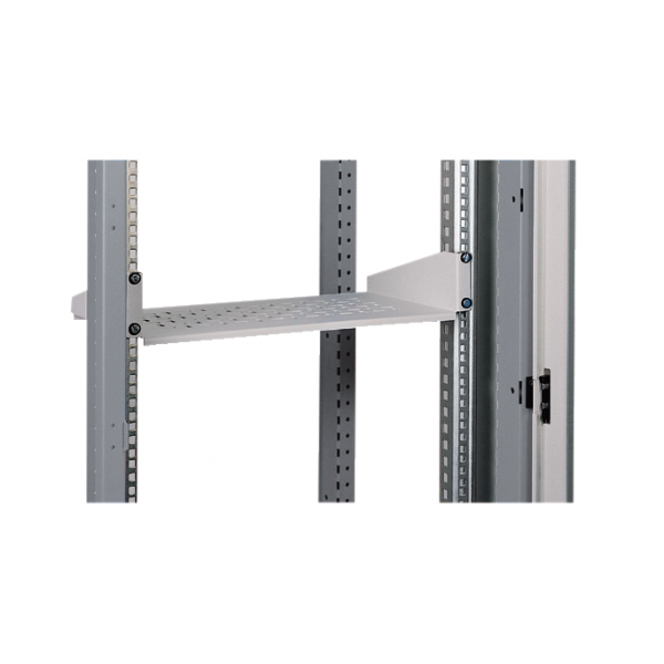 Actassi- plateau fixe 19P 1U P250 - H44,45mmxL465mmxP250mm - épaisseur : 5mm - gris (RAL 7035) - 	Actassi VDA, Actassi VDS - application : polyvalent, application électronique - visuel 1