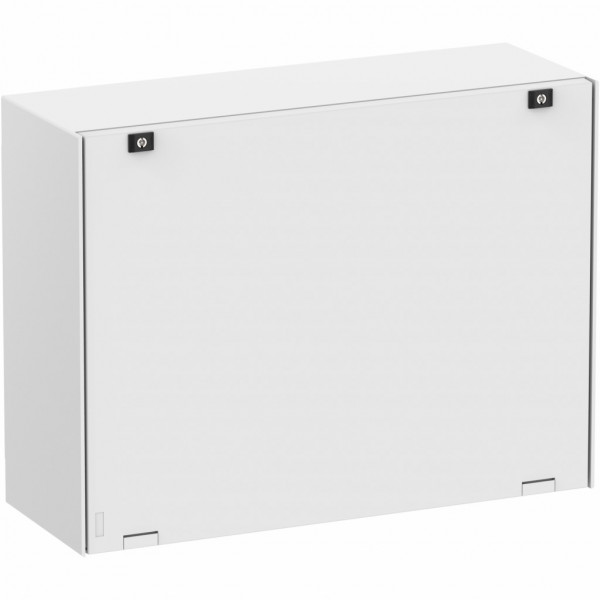 Thalassa PLM - Coffret monobloc Horizontal en polyester renforcé de fibre de verre, avec porte pleine amovible : démontable facilement à 100° - pratique dans les lieux avec contrainte de hauteur - 636x847x300 mm - IP66 RAL 7035 - visuel 1