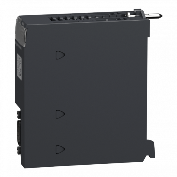 Modicon X80 - Module Profibus - Dp maître - compatibilité : Modicon M580 - interface physique : connecteur DB9 - 125 esclaves - tension d'alimentation : 24 V CC, alimentation interne par le rack, Profibus DP - femelle 9 broches 1 SUB-D - visuel 4