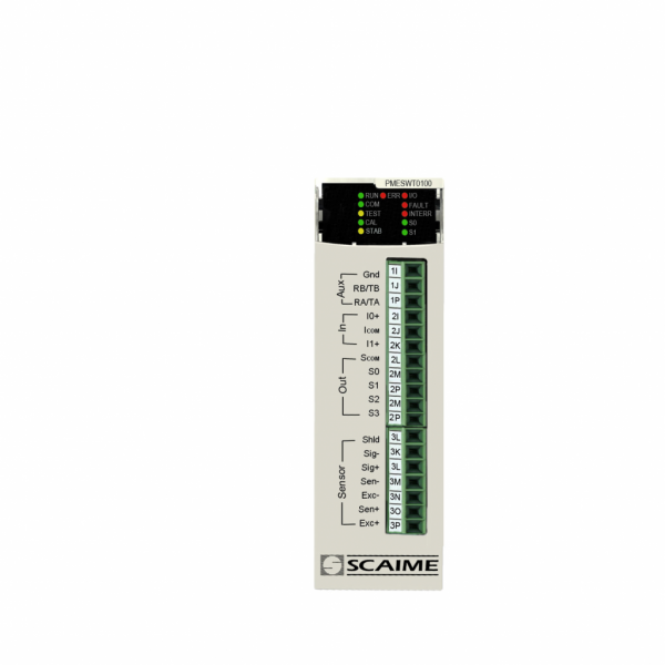 Modicon X80 - module de pesage - 1 voie - puissance consommée : 3,5 W - tension d'entrée : 5V CC - visuel 1