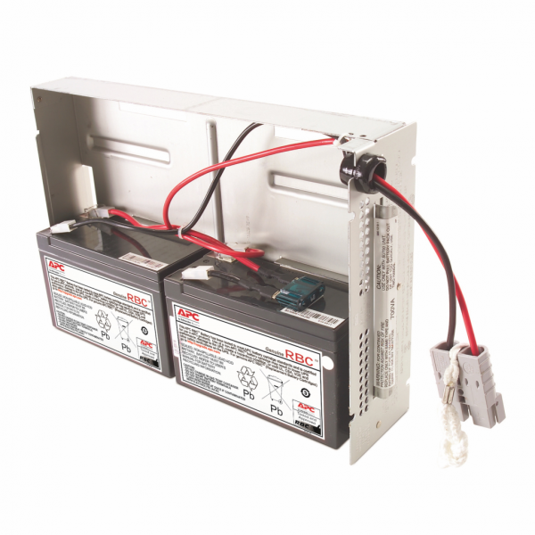 Cartouche de batterie de rechange APC RBC22 certifiée d'origine testée et certifiée quant à sa compatibilité et sa capacité à respecter les performances des onduleurs Schneider. Inclut: connecteurs, guide de recyclage, guide d'installation - visuel 2