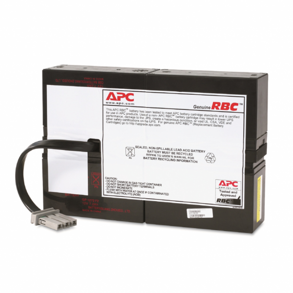 Cartouche de batterie de rechange APC RBC59 certifiée d'origine testée et certifiée quant à sa compatibilité et sa capacité à respecter les performances des onduleurs Schneider. Inclut: connecteurs, guide de recyclage, guide d'installation - visuel 3