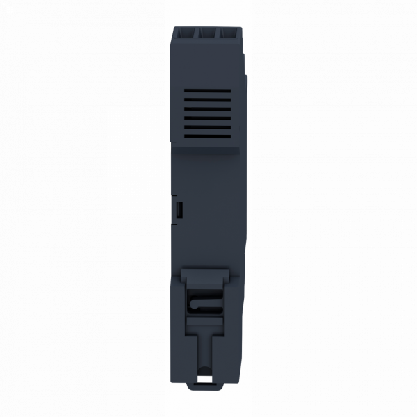 Harmony control - relais de contrôle de la tension - sur ou sous tension 65..260 V AC DC - RM17UBE - largeur : 17,5mm - IP20 (bornes), IP30 (gaine) - 1250 VA - temporisation : réglable 0,1…10 s, +/-10 % lors du dépassement du seuil - visuel 2