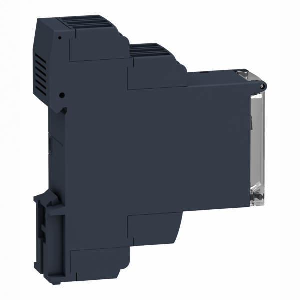 Harmony Control RM22 - relais contrôle de niveau - 1OF - 380 à 415Vca - largeur : 22,5mm - IP20 (bornier), IP40 (envel.), IP50 (face av.) - commutation : 2000 VA - sans temporisation - visuel 3