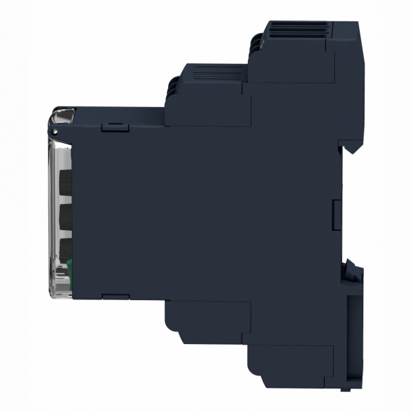 Harmony control RM22 - relais contrôle de phases - 2OF - 380 à 480Vca - RM22TR - largeur : 22,5mm - IP20 (bornes), IP30 (gaine) - capacité de commutation : 2000 VA - temporisation : réglable 0,1…30 s, +/-10 % - visuel 4