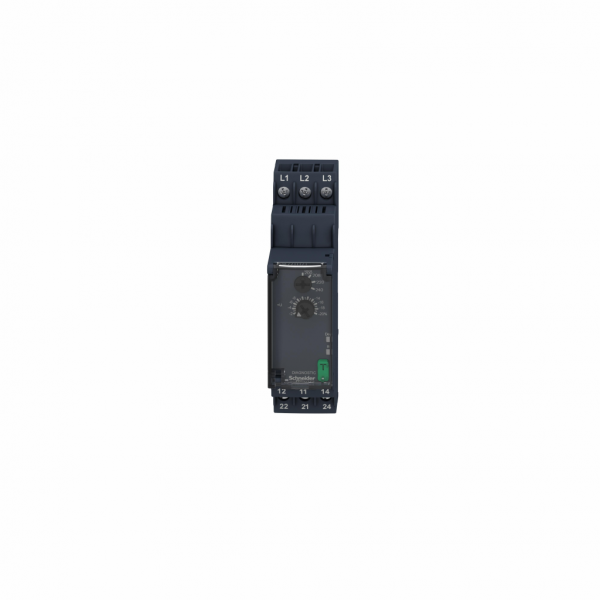 Harmony Control RM22 - relais contrôle de phases - 2OF - 200 à 240Vca - IP20, IP40, IP50 - largeur : 22,5mm - paramètres surveillés : séquence de phases, détection de défauts de phase, détection de sous-tension - visuel 1