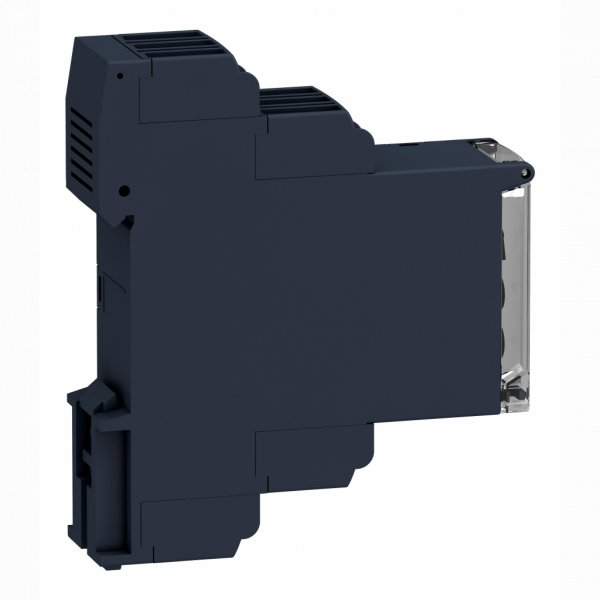 Harmony Control RM22 - relais sur/sous-tension - 5mV à 5V - 2OF - 24 à 240Vca/cc - IP20, IP40, IP50 - largeur : 22,5mm - paramètres surveillés : séquence de phases, détection de défauts de phase, détection de sous-tension - visuel 3