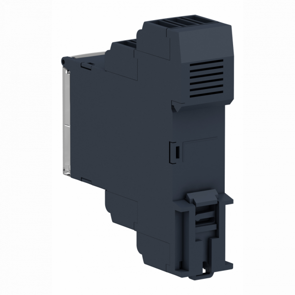 Harmony Control RM22 - relais sur/sous-tension - 5mV à 5V - 2OF - 24 à 240Vca/cc - IP20, IP40, IP50 - largeur : 22,5mm - paramètres surveillés : séquence de phases, détection de défauts de phase, détection de sous-tension - visuel 2