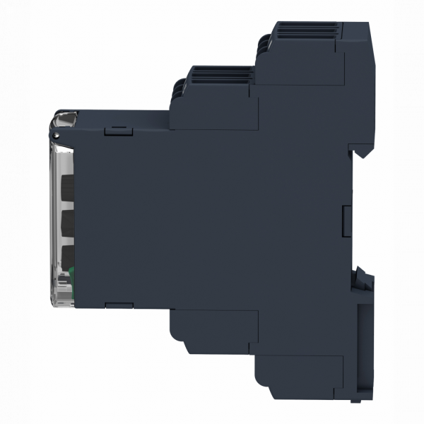 Harmony control RM22 - relais contrôle de tension - sur/sous-tension - 15 à 500V - 2OF - 24 à 240Vca/cc - RM22UA - largeur : 22,5mm - IP20 (bornes), IP40 (envel.), IP50 (face av.) - 2000 VA - temporisation : réglable 0,1…30 s, +/-10 % - visuel 4