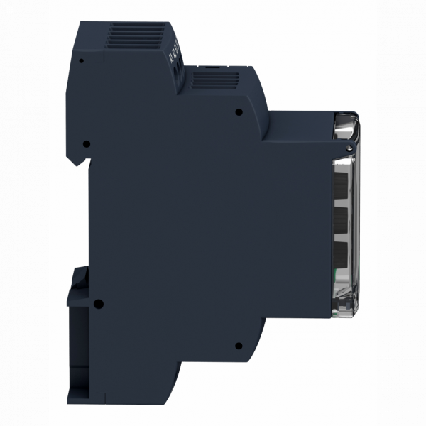 Harmony RM35 - relais de contrôle courant - sur/sous-intensité - 1,5 à 15A - 2OF - 24V-240Vca/cc - largeur : 35mm - IP20, IP30, IP50 - 2000 VA - temporisation : réglable 0,1…30 s, +/-10 % de la valeur pleine échelle, dépassement du seuil - visuel 3