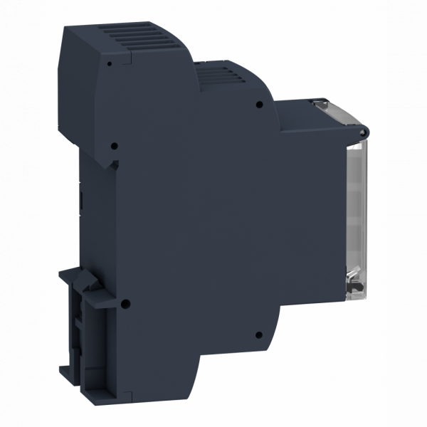 Harmony RM35 - relais sur/sous-intensité - 1,5 à 15A - 2OF - 380V à 415Vac - IP20, IP30, IP50 - largeur : 35mm - paramètres surveillés : détection de surintensité ou sous-intensité, surintensité ou sous-intensité en mode fenêtre - visuel 3