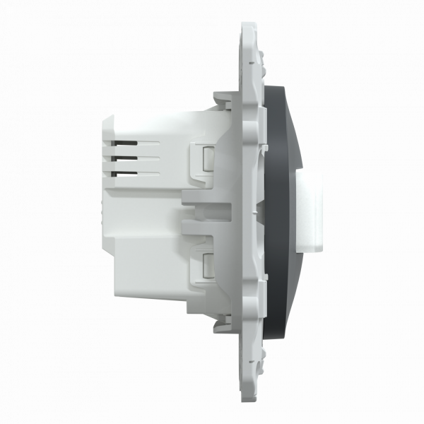 Ovalis - détecteur de présence et de mouvement - toutes charges - 3 fils (nécessite le neutre) - AC 230 V, 50 Hz. LED: 200 W / lampe incandescence: 2200 W - Anthracite  - livré avec cache protection peinture - visuel 4