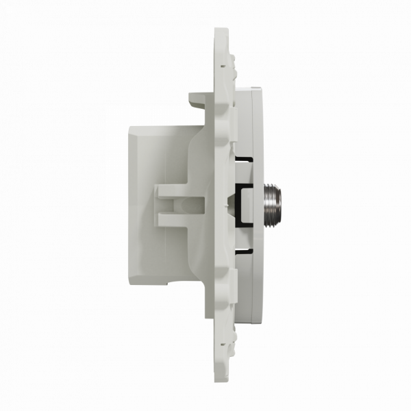 Odace - blindage simple satellite - encastré - blanc RAL9003 brillant - SAT : F type - fixation par vis - livré avec cache de protection peinture - IK04 - IP21 D - sans halogène - visuel 4