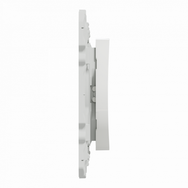 Wiser Odace : interrupteur centralisé sans fil 2 ou 4 bouton poussoir Blanc. Permet de centraliser les Volets Roulant ou l'éclairage. Livré avec 2 enjoliveurs permettant de créer 2 ou 4 scénarios. - visuel 4