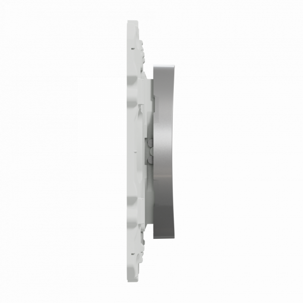 Wiser Odace : interrupteur centralisé sans fil 2 ou 4 bouton poussoir Aluminium Permet de centraliser les Volets Roulant ou l'éclairage. Livré avec 2 enjoliveurs permettant de créer 2 ou 4 scénarios. - visuel 4