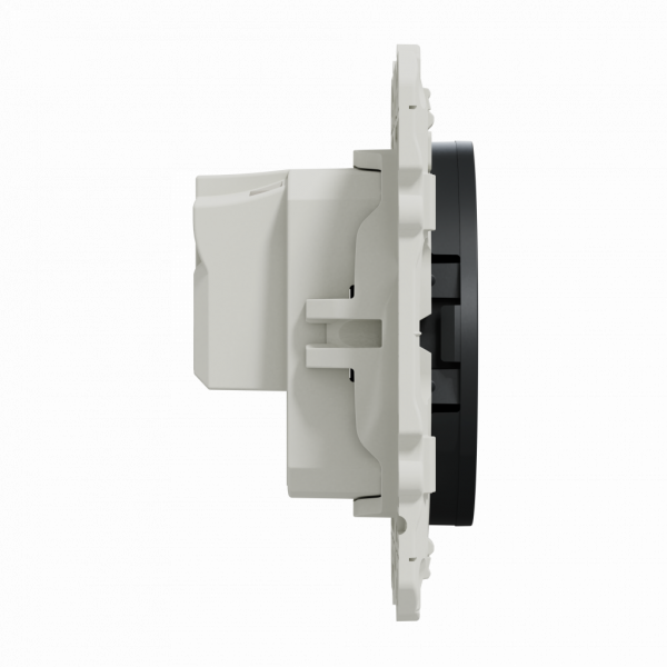 Odace - prise de courant - 2P - anthracite - fixation par vis - Raccordement : 1 x 1,5…2 x 4 mm² souple / rigide / multibrin - 2x2 bornes à vis - 16 A - 250VCA 50 Hz - NF - IK04 - IP21D - visuel 4