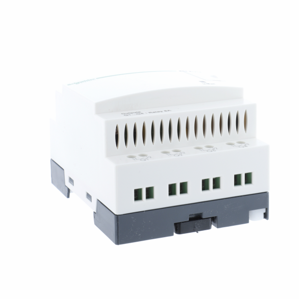 Zelio Logic - relais intelligent compact - 12 E/S 24Vca - horloge - sans affichage - IP20, IP40 - temps de cycle : 6 à 90ms - 0 à 240 lignes de schéma de contrôle avec Ladder programmation, 0 à 500 avec FBD programmation - visuel 3