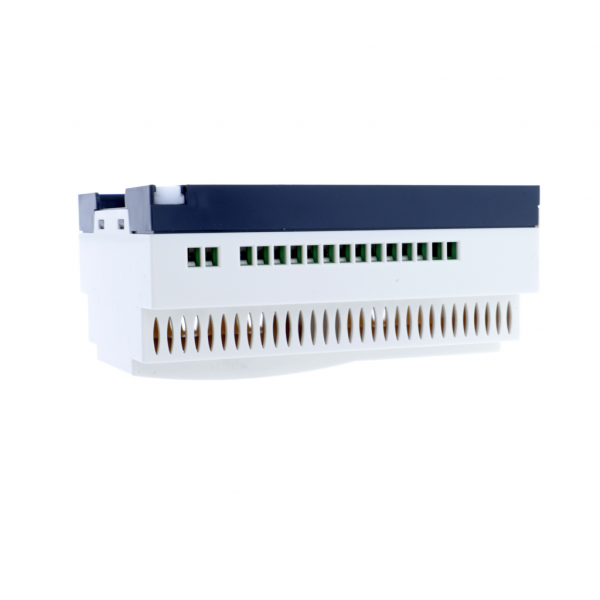 Zelio Logic - relais intelligent compact - 20 E/S 24Vca - horloge - sans affichage - IP20 (bornier), IP40 (face avant) - temps de cycle : 6…90 ms - courant d'alimentation max. : 233 mA (sans extension) - visuel 2
