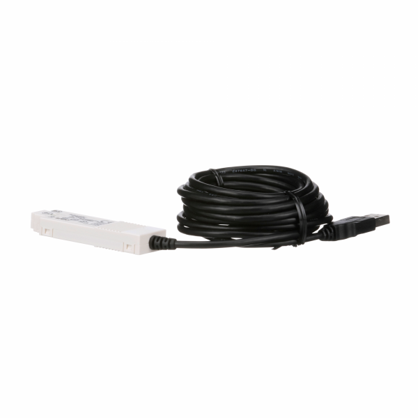 Zelio Logic - cordon de raccordement USB PC - 3m - application spécifique du produit - à utiliser avec le logiciel Zelio Soft, pour connecter le relais au PC - système d'exploitation : Windows 7, Windows Vista, Windows XP - visuel 1