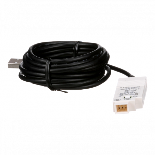 Zelio Logic - cordon de raccordement USB PC - 3m - application spécifique du produit - à utiliser avec le logiciel Zelio Soft, pour connecter le relais au PC - système d'exploitation : Windows 7, Windows Vista, Windows XP - visuel 2
