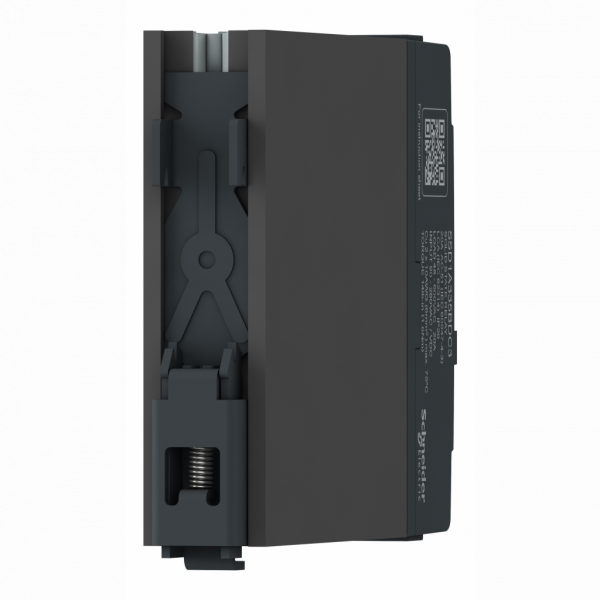 Harmony Relay - relais statique - rail DIN, 1 phase, simple phase - monophasé - H91,9mmxL22,5mxP133,8mm - courant nominal : 20 A - IP20 - montage : rail DIN symétrique 35 mm - configuration du contacteur avec entrée à ressort enfichable - visuel 3