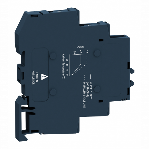 Harmony Relay - relais statique - 1 phase sans relais - 280Vca - 6A - 24Vcc random - H90,3mmxL11mxP83,7mm - courant nominal : 6 A - montage : rail DIN symétrique - IP20 - visuel 2
