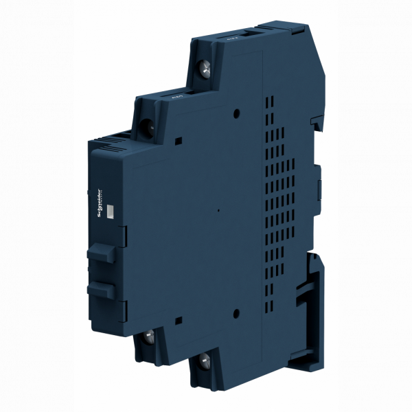 Harmony Relay - relais statique - 2 phases sans relais - 280Vca - 6A - 24vcc random - H90,3mmxL18mxP84,4mm - courant nominal : 6 A - montage : rail DIN symétrique - IP20 - visuel 3