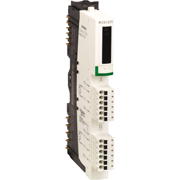 Advantys STB - kit de sorties analogiques de base - 4..20 mA - 2 S - 10 bits - H13,9mmxP70mmx128,3mm - IP20 - temps de réponse : 3 ms - visuel 1