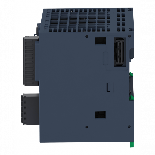 Modicon M262 - contrôleur logique - 3ns/inst - Ethernet RJ45 - 2 adresses IP - H100mmxL125mmxP90mm - 8 E/S TOR - 24 V CC - 15...20 % - limites de la tension d'alimentation : 20,4…28,8 V CC - puissance consommée par le PLC : 82 W - IP20 - visuel 4