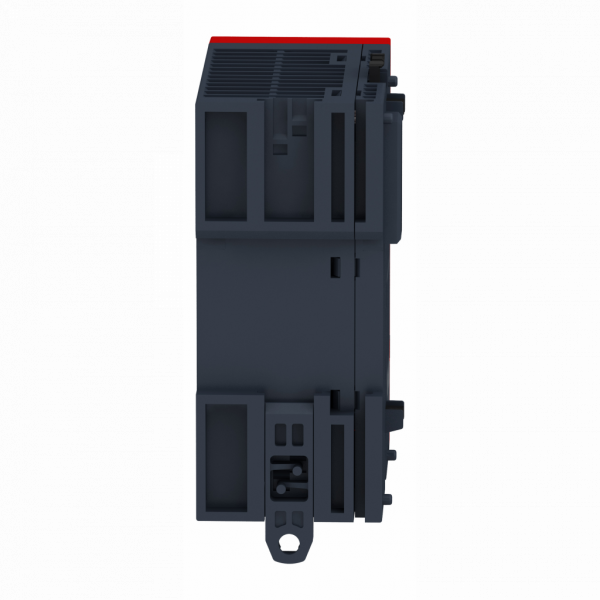 Modicon TM3 - module sécurité contrôle AU/inter, cat. 4 SIL3, 24VCC, à vis - H94mmxL43,7mmxP73mm -IP20 - utilisation : contrôle d’arrêt d’urgence et d’interrupteurs - visuel 1