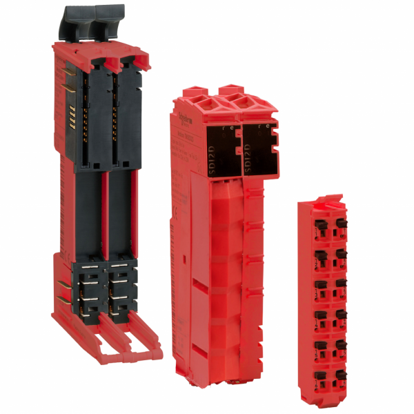 Preventa - module d'entrée numérique CC de sécurité - 4 entrées logiques - 24V - compatibilité : contrôleur de mouvement PacDrive LMC - raccordement : 2 fils - IP20 - visuel 3