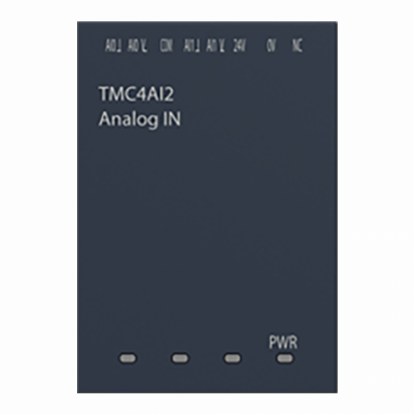 Modicon M241 - module 2 entrées analogiques, tension 0-10V, courant 0/4-20mA - H50mmxL34mmxP21mm - acc. associé : Modicon M241C - résolution d'entrées analogiques : 16 bits - visuel 2