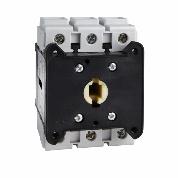 TeSys Vario - bloc de base pour interrupteur-sectionneur - 3P - 63A - H83mmxL60mXP65mm - IP20 - montage sur rail symétrique, platine - fréquence du réseau : 50/60 Hz - visuel 2